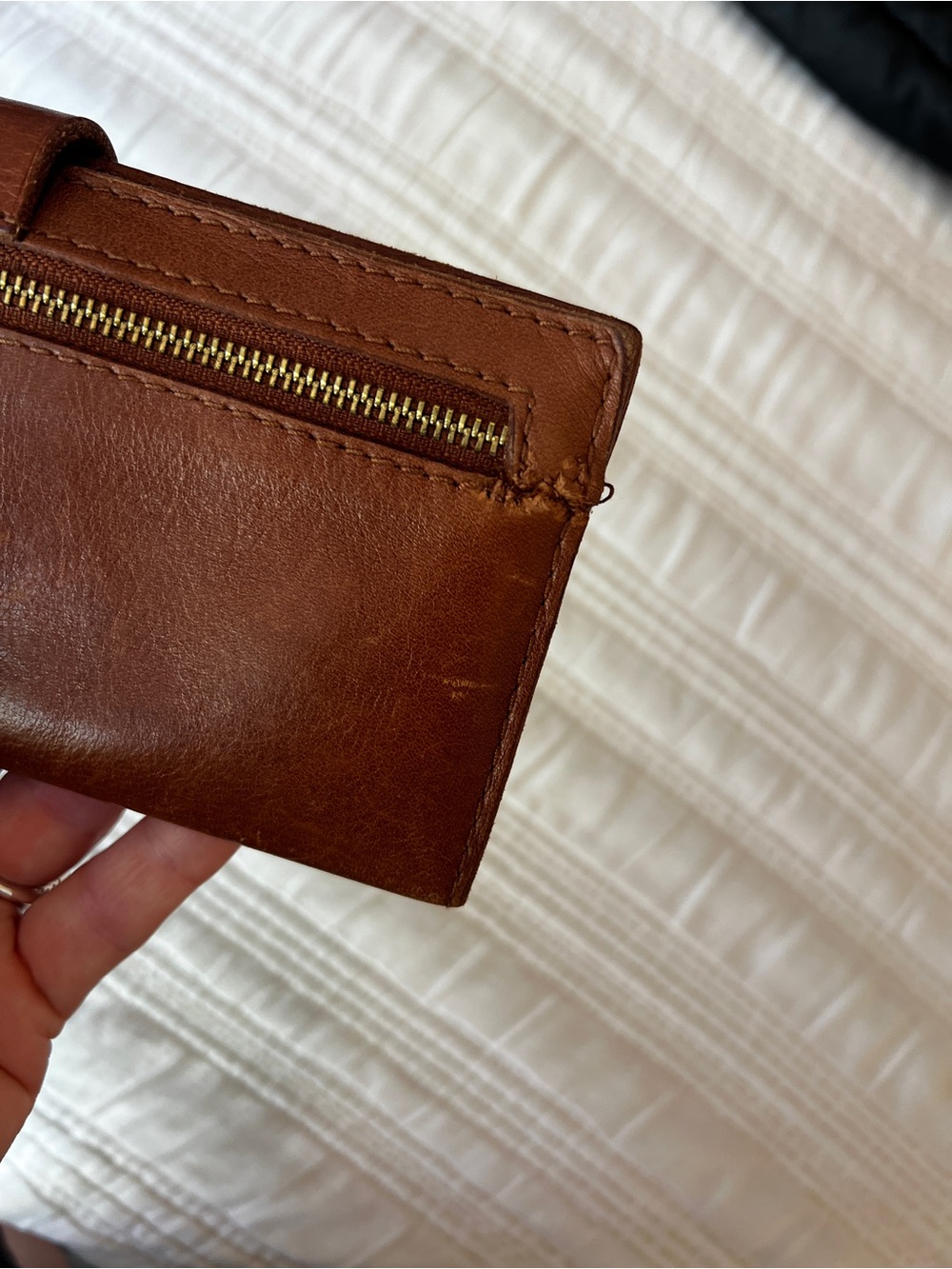 Madewell Brown Leather Long Wallet - Picture 2 of 4